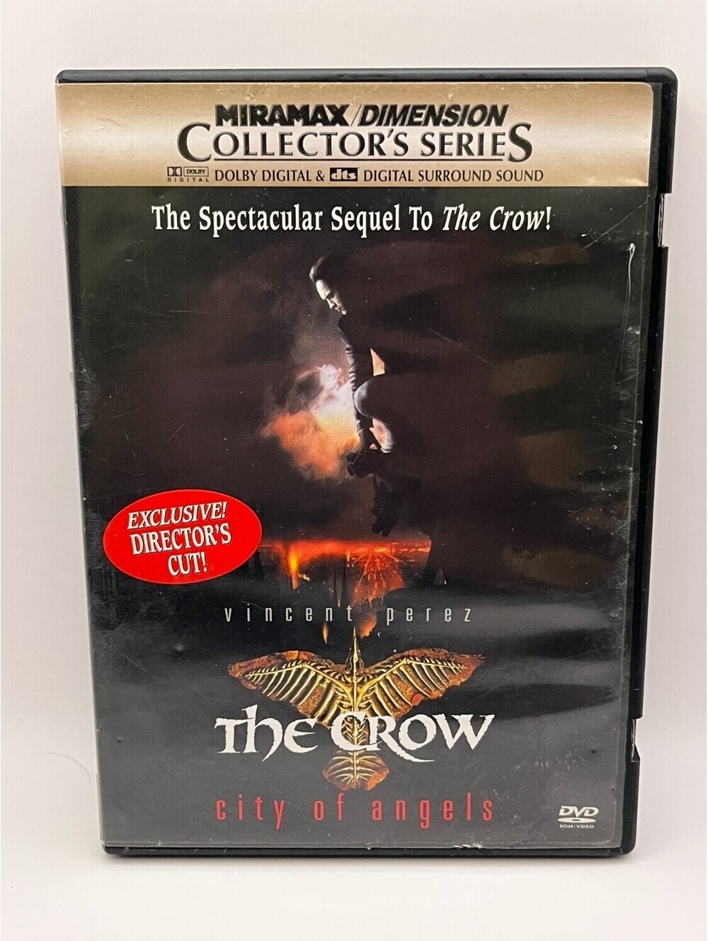 The Crow: City of Angels DVD Collector's Series Vincent Perez 1990s Action